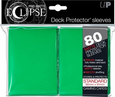 80 Sleeves Ultra Pro ECLIPSE PRO MATTE Verde Bustine Protettive Green