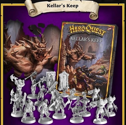 HeroQuest:  Kellar's Keep - Nuova Edizione Inglese