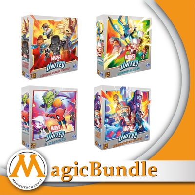 Marvel United - Bundle 4 Espansioni - Ragnoverso Asgard Black Panter Guardians