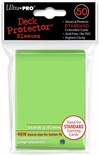 50 Deck Protector Sleeves Ultra Pro Magic STANDARD LIME GREEN Verde Limone Bustine Protettive Buste