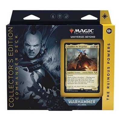 Mazzo Magic Commander WARHAMMER 40.000 THE RUINOUS POWERS PREMIUM Deck Inglese