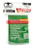 80 Supreme Sleeves Ultimate Guard Magic MATTE GREEN Bustine Protettive VERDE Buste