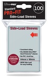 100 Bustine Protettive Ultra PRO Magic PRO FIT SIDE - LOAD Sleeves Clear Deck