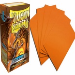 100 Sleeves Dragon Shield Standard CLASSIC ORANGE Bustine Protettive Arancione