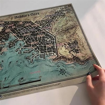 Dungeons & Dragons D&D: Mappa di Baldur's Gate