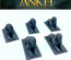 Ankh: Set 5x Sfingi 3D