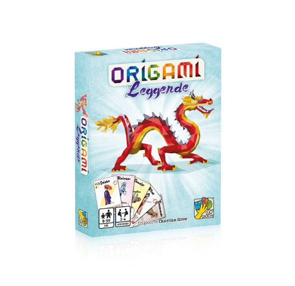 Origami Leggende - Gioco Di Carte Strategico Da Tavolo, Sfida A Punti Per 2+ Giocatori, Edizione DV Giochi, Formato Tascabile