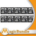 Bundle 10x packs - 100 Sleeves PYN 70x70