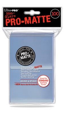 100 Deck Protector Sleeves Ultra Pro Magic PRO MATTE STANDARD CLEAR Trasparenti Bustine Protettive Buste