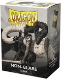 100 Sleeves Dragon Shield Standard NON GLARE CLEAR Bustine Protettive Trasparenti