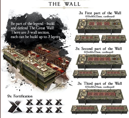 La Grande Muraglia (The Great Wall) - Meeple Kickstarter Edition Tiger All-In Pledge