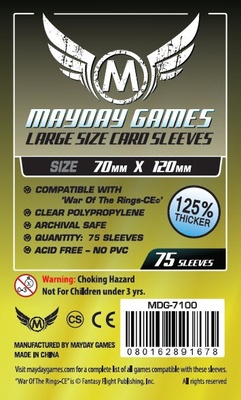 75 Sleeves Mayday STANDARD WOTR 70x120 Bustine Protettive