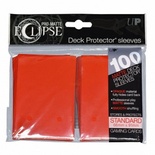 100 Sleeves Ultra Pro ECLIPSE PRO MATTE Rosse Bustine Protettive Red