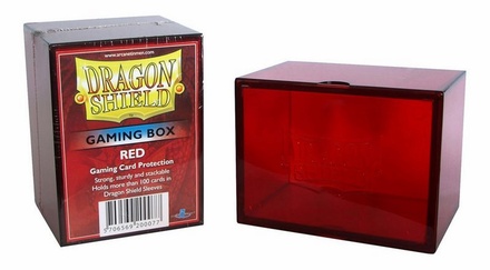 Gaming Box Dragon Shield Magic RED Rosso Porta Mazzo Scatola 100 Carte