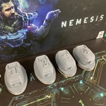 Nemesis: 4x Set Capsule di Salvataggio 3D Escape Pods Token Sci-fi
