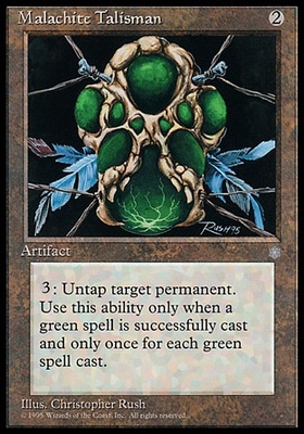 Malachite Talisman