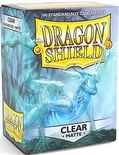 100 Sleeves Dragon Shield Standard MATTE CLEAR Bustine Protettive Trasparente