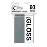 60 Sleeves Ultra Pro Small ECLIPSE PRO GLOSS Smoke Grey Bustine Protettive Grigio