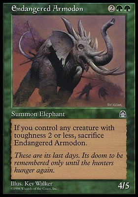 Endangered Armodon