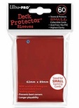 60 Sleeves Ultra Pro Small GLOSS RED Bustine Protettive Rosso