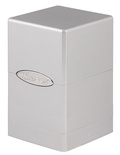 Deck Box Ultra Pro Magic HI GLOSS METALLIC SILVER SATIN TOWER Porta Mazzo