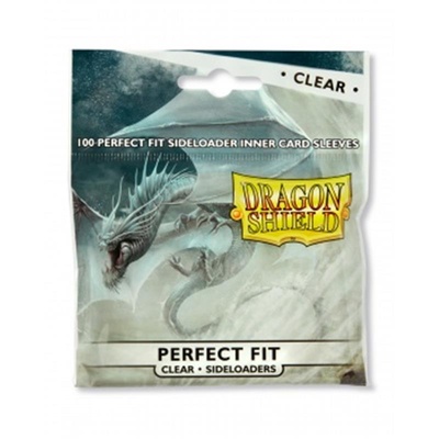 100 Sleeves Dragon Shield Standard PERFECT FIT SIDELOADERS CLEAR Bustine Protettive Trasparente