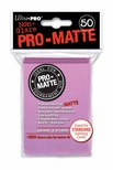 50 Deck Protector Sleeves Ultra Pro Magic PRO MATTE PINK Rosa Bustine Protettive Buste