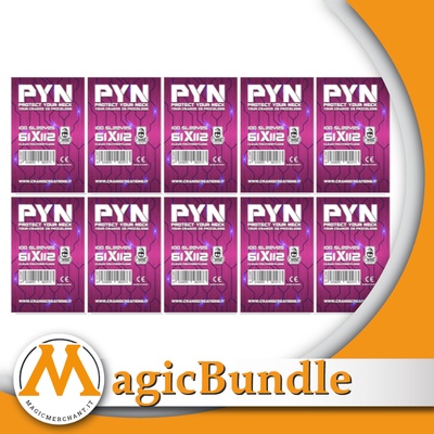 Bundle 10x packs - 100 Sleeves PYN 61x112