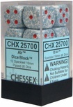 12 d6 Dice Chessex SPECKLED AIR red  Dadi 25700