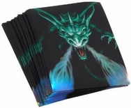 50 Deck Protector Sleeves Max Protection Magic BLUE GUARDIAN DRAGON Bustine Protettive Buste