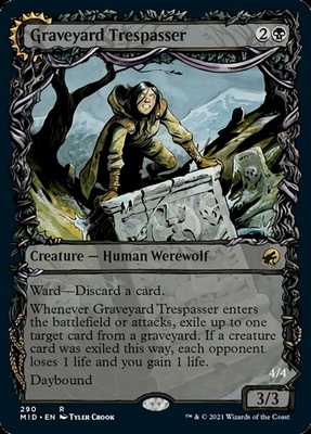 Graveyard Trespasser // Graveyard Glutton