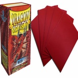 100 Sleeves Dragon Shield Standard CLASSIC RED Bustine Protettive Rosso