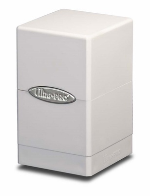 Deck Box Ultra Pro Magic SATIN TOWER WHITE Bianco Porta Mazzo Scatola 100 Carte