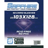 50 Sleeves Sapphire NAVY 103X128 Bustine Protettive x Giochi da Tavolo