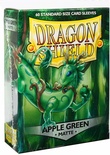 60 Sleeves Dragon Shield Magic MATTE APPLE GREEN Bustine Protettive Verde Mela