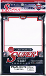 80 Card Barrier Kmc Magic SUPER SERIES PEARL WHITE Bianco Bustine Protettive Buste 66x91
