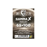 100 Sleeves Gamma X MERCURY 65X100  Bustine Protettive