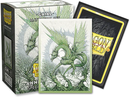 100 Sleeves Dragon Shield Standard MATTE DUAL GAIAL ANNIVERSARY Bustine Protettive