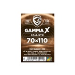 100 Sleeves Gamma X CALLISTO 70X110  Bustine Protettive