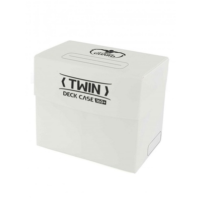 TWIN DECK CASE Ultimate Guard Magic WHITE 160+ BIANCO Porta Mazzo Mtg Box