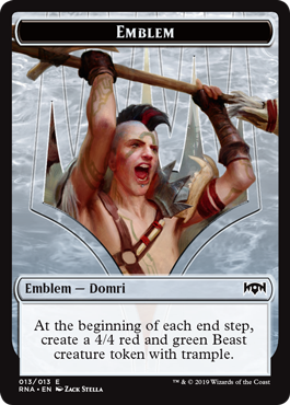 Domri, Chaos Bringer Emblem