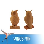 Wingspan: Segnalino Gufo Primo Giocatore Oro Deluxe 3D Token