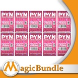 Bundle 10x packs - 100 Sleeves PYN 70x120