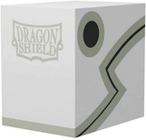 DRAGON SHIELD Double Deck Shell White/Black Porta Mazzo