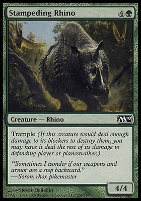 Stampeding Rhino