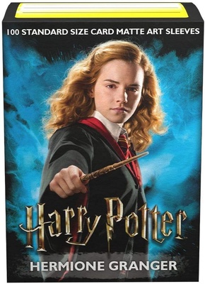 100 Sleeves Dragon Shield Standard ART MATTE HERMIONE GRANGER Bustine Protettive
