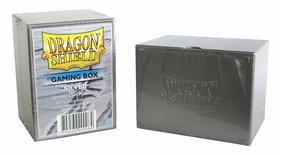 Gaming Box Dragon Shield Magic SILVER Argento Porta Mazzo Scatola 100 Carte