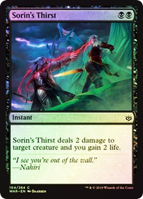 Sorin's Thirst