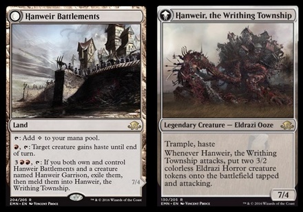 Hanweir Battlements // Hanweir, the Writhing Township