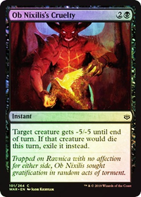 Ob Nixilis's Cruelty